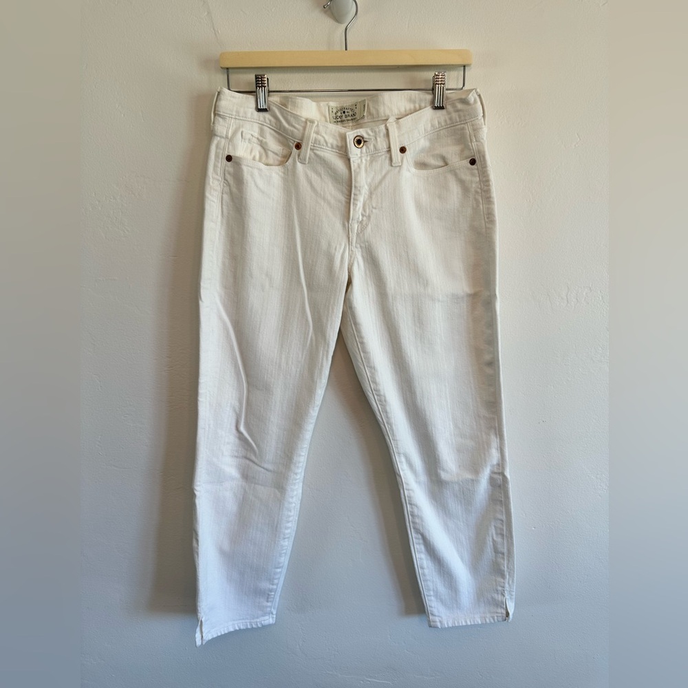 White capris lucky brand